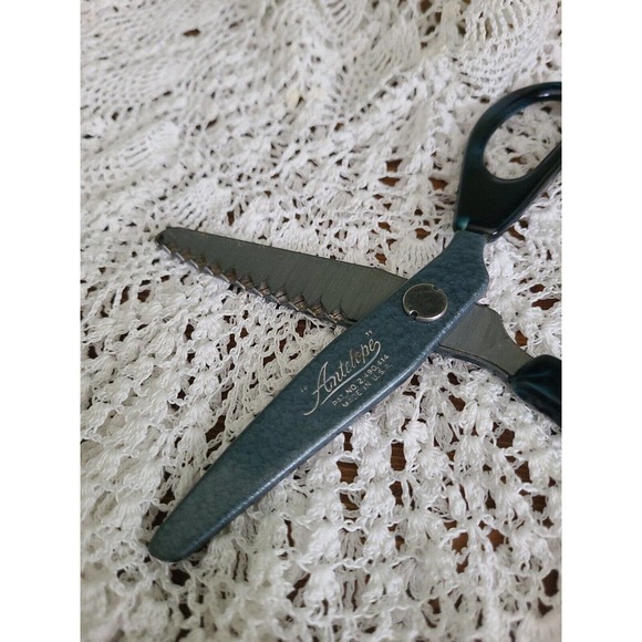Vintage Antelope Pinking Shears 7” Sewing Scissors USA - Picture 3 of 3